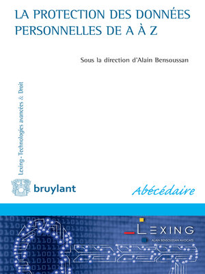 cover image of La protection des données personnelles de a à Z